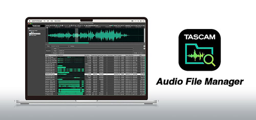 Tascam Audio File Manager | Audio File Browser With Waveform Display