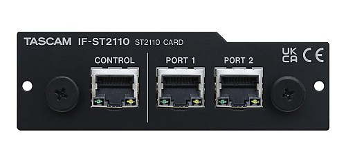 SMPTE ST 2110 Expansion Card | Tascam IF-ST2110