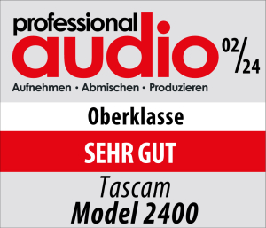 Tascam Model 2400 ist „Sehr gut“