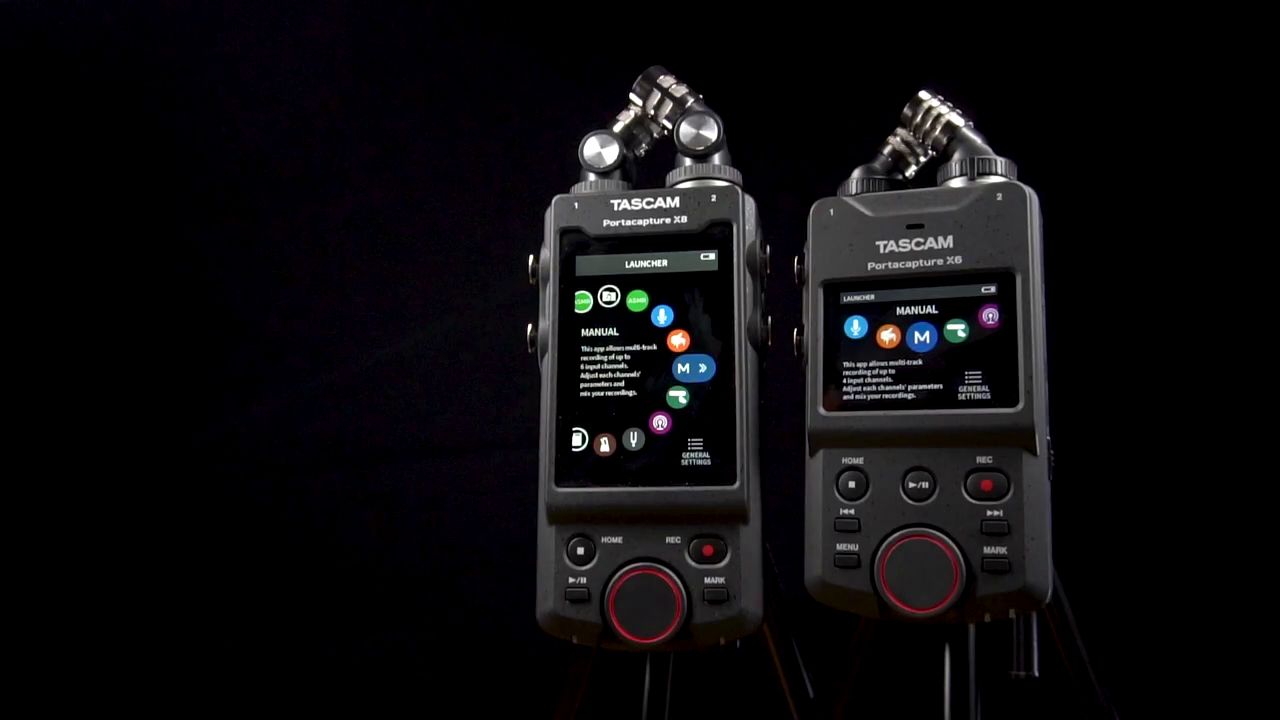 Tascam Portacapture X6 | High-Resolution Multi-Track Handheld Recorder