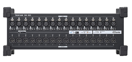 Tascam SB-16D | Dante Stage Box (16-in/16-out)