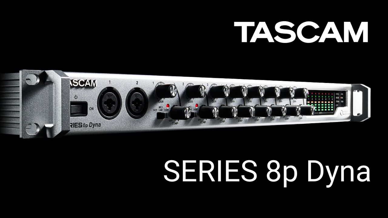 Tascam SERIES 8p Dyna | 8-Channel A/D Converter and Mic